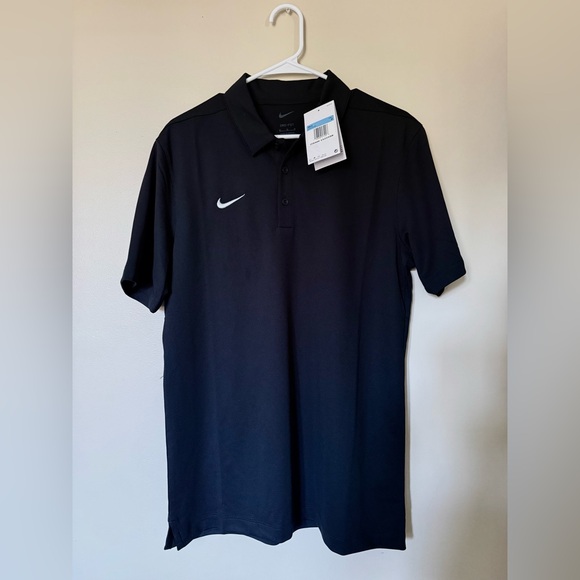 Nike Black DriFit Polo Shirt - Picture 1 of 6